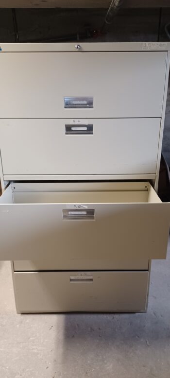 Taken Admin 5 Drawer Lateral HON Metal File Cabinet - #1 (033125) - Image 4