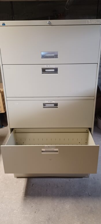 Taken Admin 5 Drawer Lateral HON Metal File Cabinet - #1 (033125) - Image 5