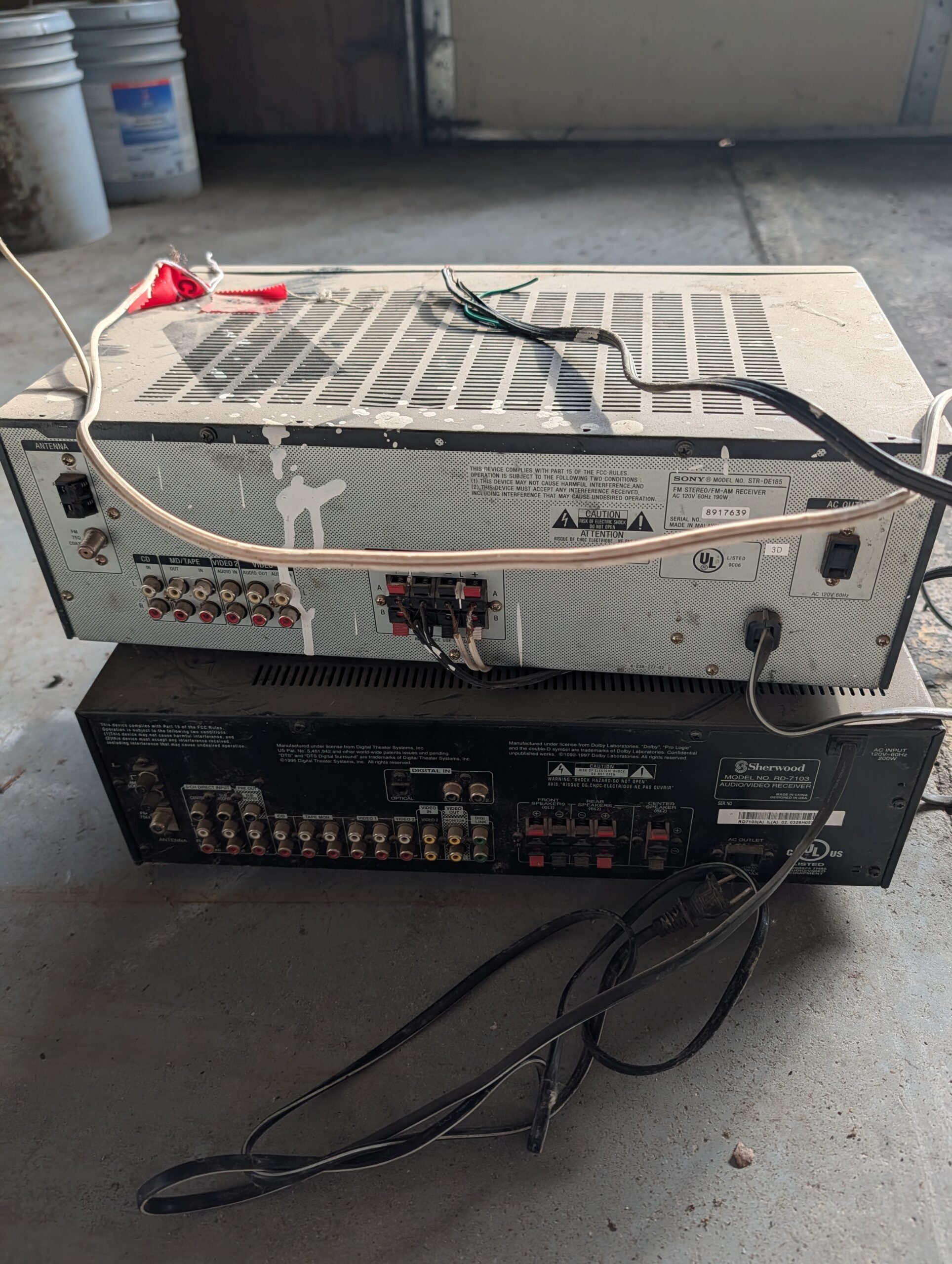 #17 Sony and Sherwood stereo equipment - Image 2