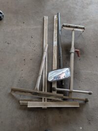 #14 Drywall equipment, roller, T squares