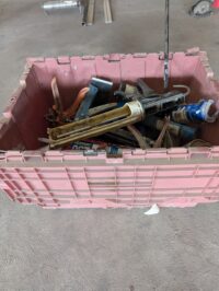 #11 Box full of grease, caulk and caulking guns