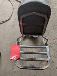 Backrest Sissy Bar with Luggage Rack W/Mirror (031026)