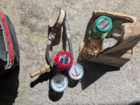 Oxygen Regulator - Welding Gas Gauges (031026)