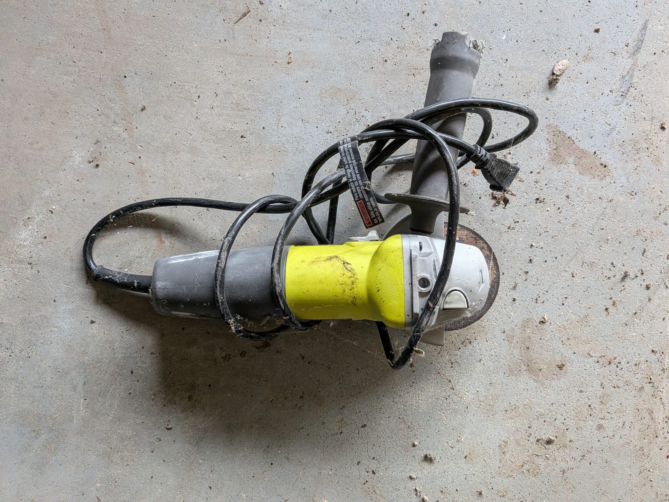 RYOBI 5.5 Amp Corded 4-1/2 in. Angle Grinder - Image 2