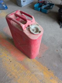 Red Metal Jerry Can