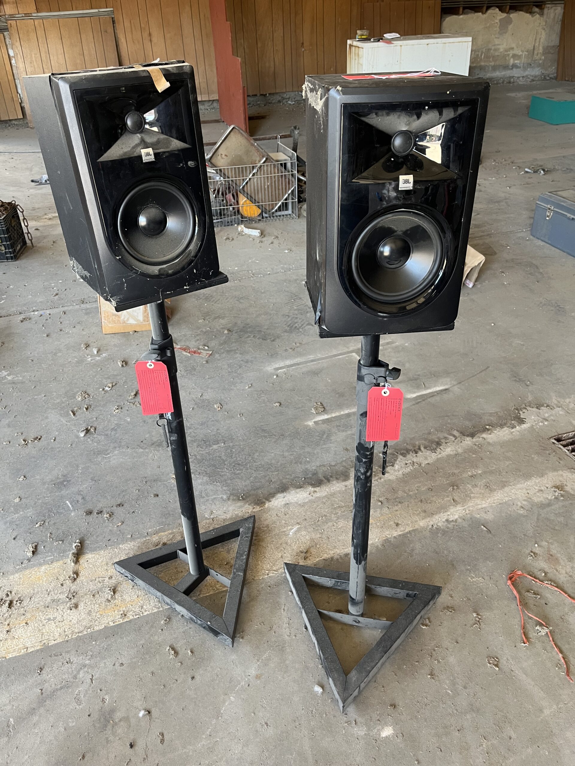 JBL 3 Series MkII powered studio speakers